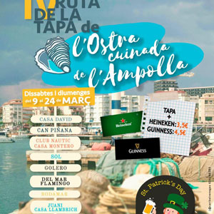 IV Ruta de la Tapa de l'Ostra cuinada - L'Ampolla 2019