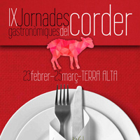 IX Jornades Gastronòmiques del corder - Terra Alta 2018 IX Jornades Gastronòmiques del corder - Terra Alta 2018
