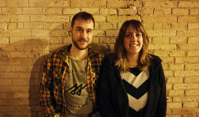 Jordi López i Júlia Cot, guionistes del 'Polònia'
