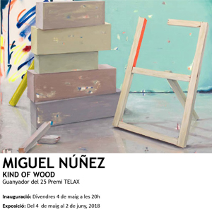 Exposició King of Wood Miguel Núñez