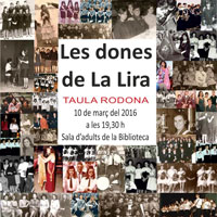 Taula rodona 'Les dones de la Lira' - Amposta 2016 