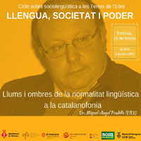 Conferència 'Llums i ombres de la normalitat lingüística a la catalanofonia'