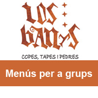 Los Banys - Menús per a grups