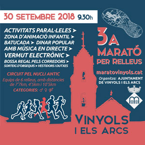 3a Marató per relleus de Vinyols i els Arcs 