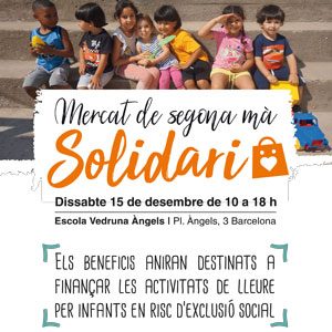 Mercat de segona mà solidari - Fundació Pere Tarrés Barcelona 2018