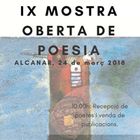IX Mostra Oberta de Poesia - Alcanar 2018