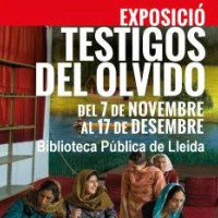 Testigos del olvido, exposició, mostra, Biblioteca Pública de Lleida, Segrià, novembre, desembre, 2016