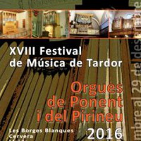 Festival Orgues de Ponent i del Pirineu, concert, música, Surtdecasa Ponent, 2016