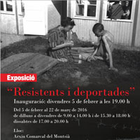 Exposició 'Resistents i deportades' 