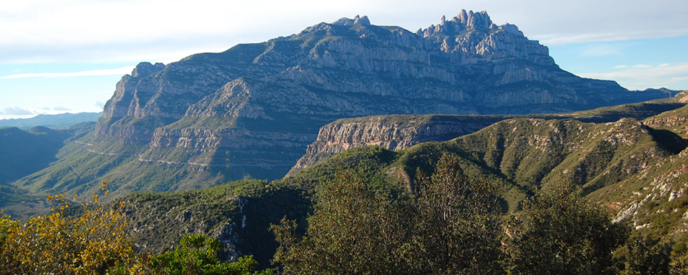 vista des del camí a Sant Salvador de les Espases des d’Olesa