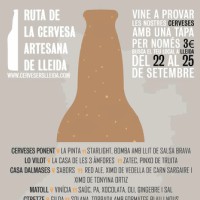 Ruta de la Cervesa Artesana de Lleida, beguda, setembre, 2016, Surtdecasa Ponent