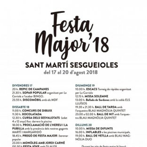 Festa Major Sant Martí Sesgueioles