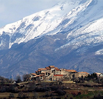Imatge del poble d'Antist, a la Vall Fosca