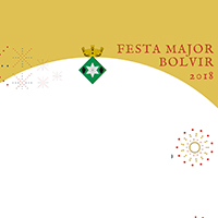 Fragment del cartell de la Festa Major de Bolvir, a la Cerdanya