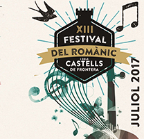 Fragment del cartell del Festival del Romànic i els Castells de Frontera del Pallars Jussà
