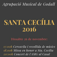 Concert de Santa Cecília - Godall 2016