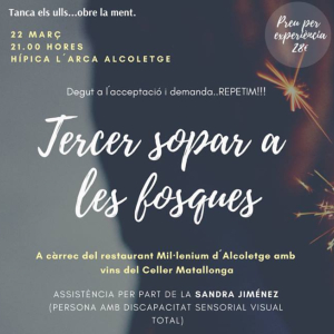 Tercer sopar a les fosques