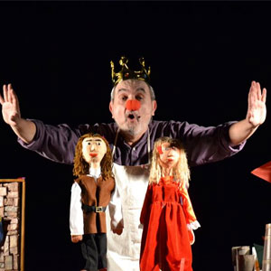 Espectacle de Titelles, 'L'home que tenia el nas vermell', L'invisible titelles