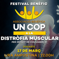 Festival benèfic 'Un cop a la distròfia muscular' - Amposta 2018