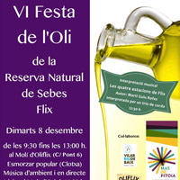 VI Festa de l'Oli de la Reserva Natural de Sebes - Flix 2015 
