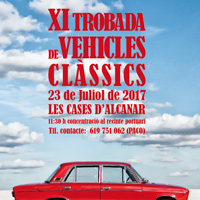 XI Trobada de vehicles clàssics - Les Cases d'Alcanar 2017