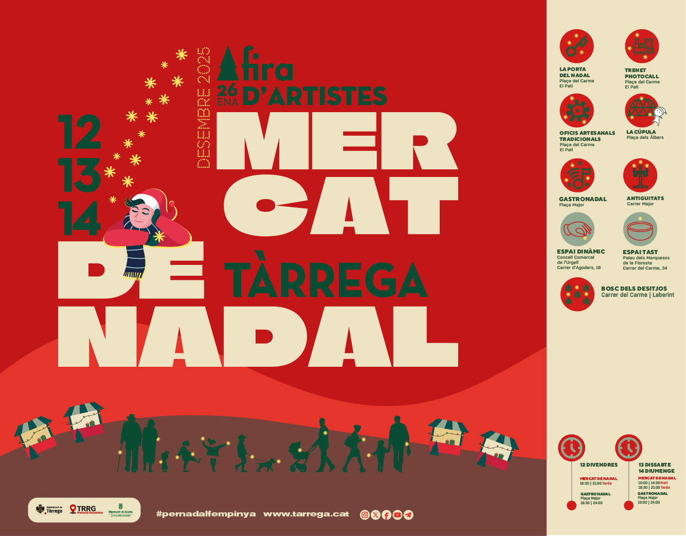 Mercat de Nadal de Tàrrega 2025