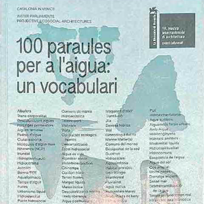 100 paraules per a l’aigua: un vocabulari