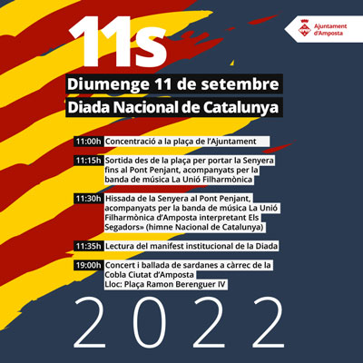 Diada Nacional de Catalunya a Amposta 2022