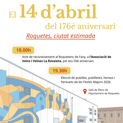 Festa del 14 d'abril a Roquetes - 2026