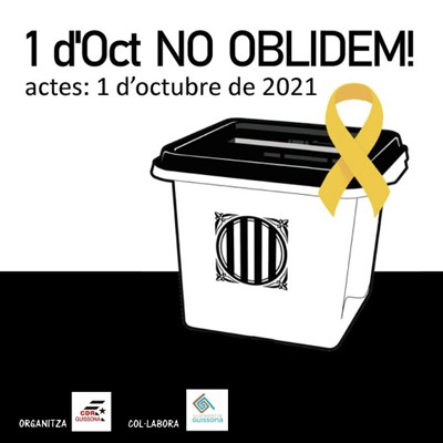 1 d'Octubre, no oblidem!, Guissona, 2021