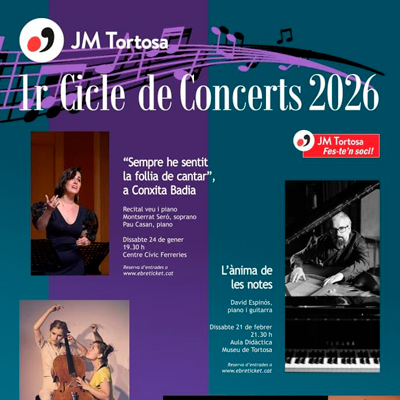 1r Cicle de Concerts de Joventuts Musicals de Tortosa 2026