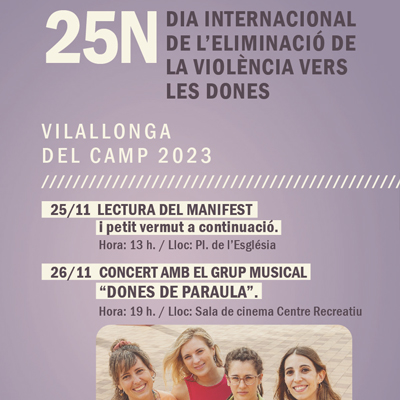 25N a Vilallonga del Camp, 2023