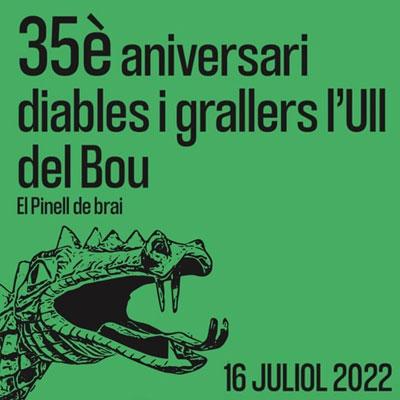 35è aniversari dels diables i grallers l'Ull del Bou - El Pinell de Brai 2022