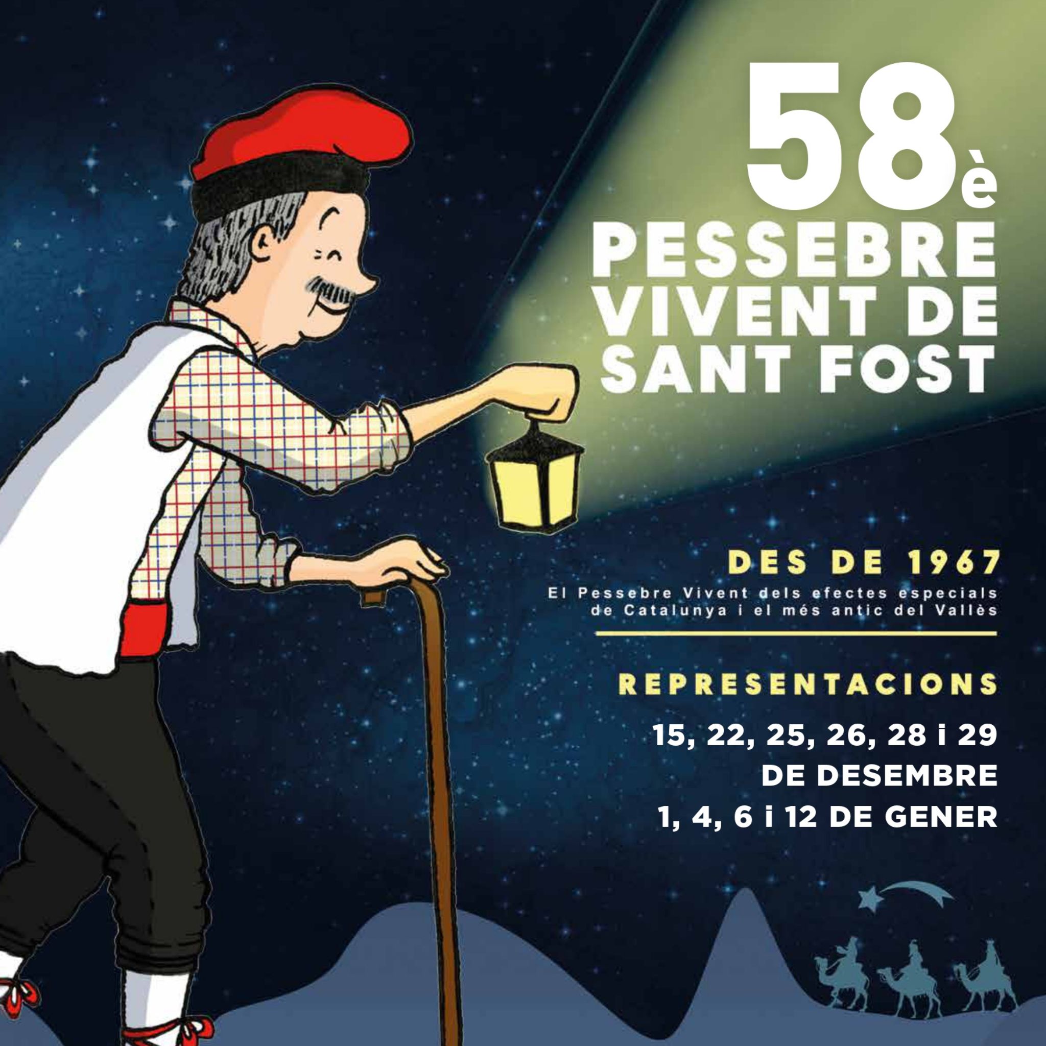 58è Pessebre Vivent de Sant Fost, 2024, Sant Fost de Campsentelles, Pessebre Vivent de Sant Fost