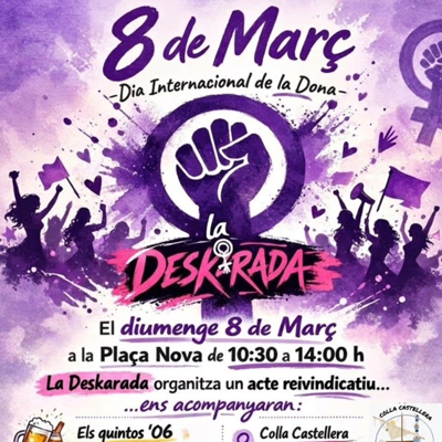 Dia Internacional de les Dones - l'Ametlla de Mar 2026