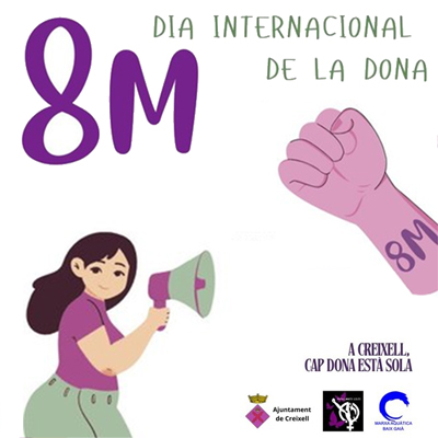 8M, Dia Internacional de les Dones a Creixell , 2026
