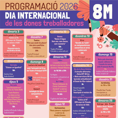 Dia Internacional de les Dones a Valls, 2026