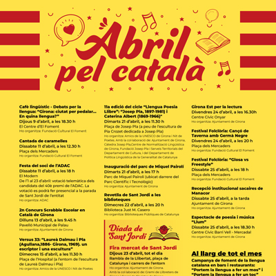 Abril pel Català a Girona, 2026
