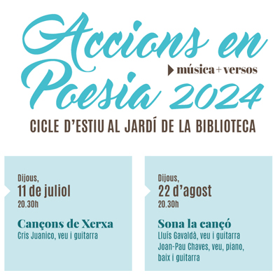 Cicle 'Accions en poesia', Vila-seca, 2024