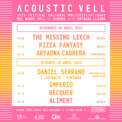 24è Festival Acoustic Vell, Girona, 2023