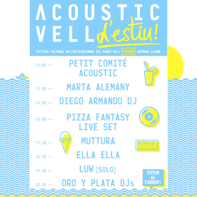 Festival Acoustic Vell, Festival Acoustic Vell d'Estiu, Girona, 2022