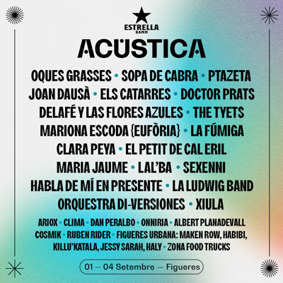 Festival Acústica, Figueres, 2022