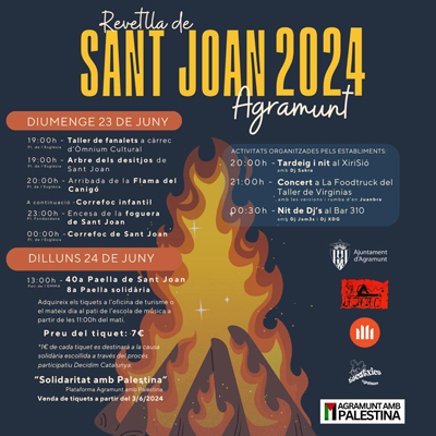 Revetlla de Sant Joan a Agramunt, 2024