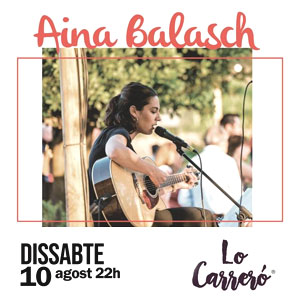 Concert d'Aina Balasch al Carreró de Montgai, 2019 Concert d'Aina Balasch al Carreró de Montgai, 2019