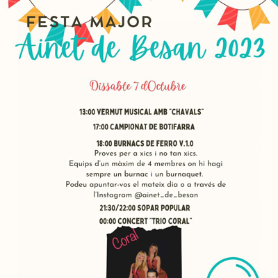 Festa Major d'Ainet de Besan, Alins, Pallars Sobirà, 2023