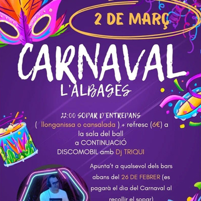 Carnaval a L'Albagés, 2024