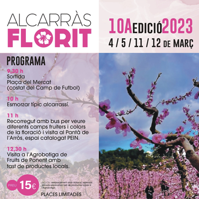 Alcarràs florit, Alcarràs, 2023