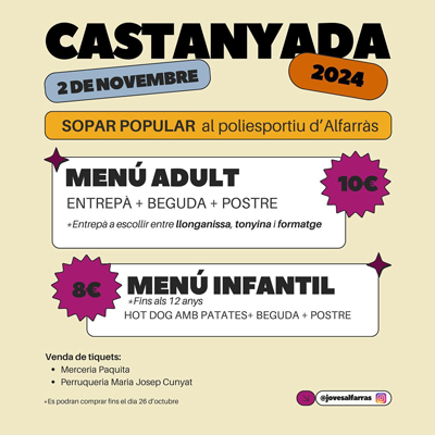 Castanyada a Alfarràs, 2024