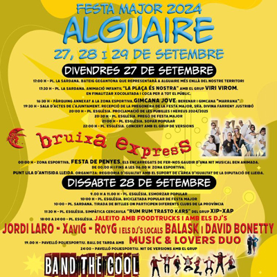 Festa Major d'Alguaire, 2024