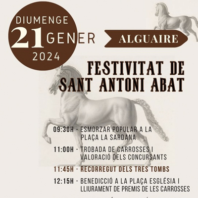 Festa de Sant Antoni a Alguaire, 2024